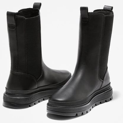 Timberland Womens Ray City Combat Boot for Women in Black