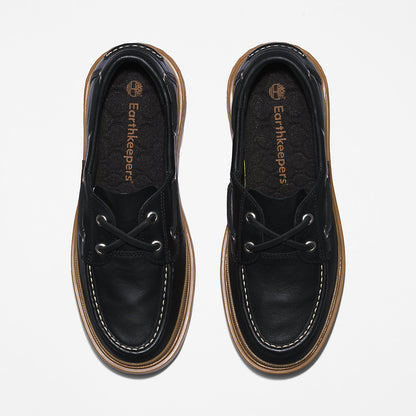 Timberland Womens GreenStride™ Ray City EK+ Boat Shoe for Women in Black