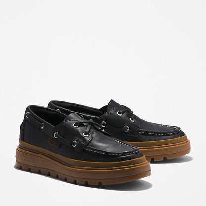 Timberland Womens GreenStride™ Ray City EK+ Boat Shoe for Women in Black
