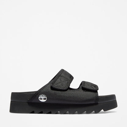 Timberland Womens Santa Monica Sunrise Slide Sandal for Women in Black