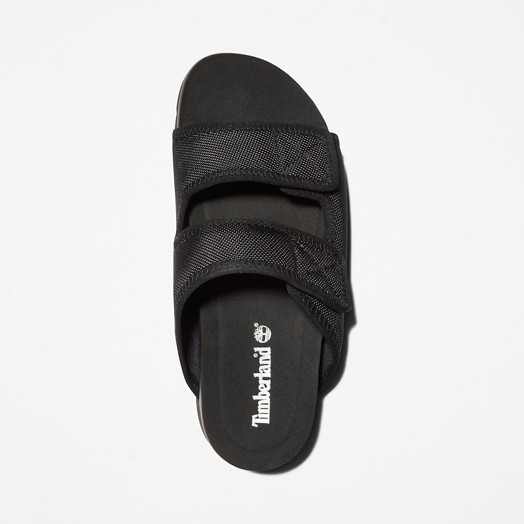 Timberland Womens Santa Monica Sunrise Slide Sandal for Women in Black