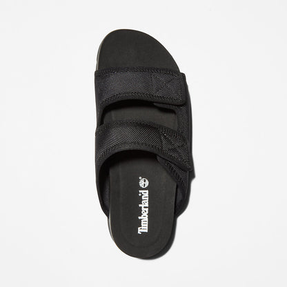 Timberland Womens Santa Monica Sunrise Slide Sandal for Women in Black