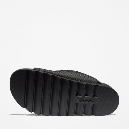 Timberland Womens Santa Monica Sunrise Slide Sandal for Women in Black