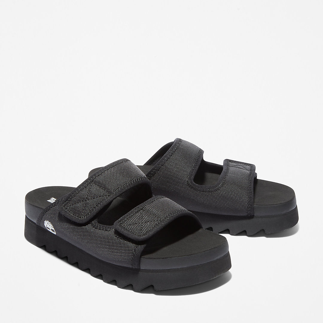 Timberland Womens Santa Monica Sunrise Slide Sandal for Women in Black