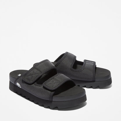 Timberland Womens Santa Monica Sunrise Slide Sandal for Women in Black