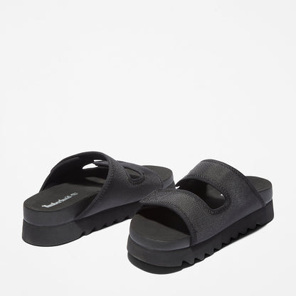 Timberland Womens Santa Monica Sunrise Slide Sandal for Women in Black