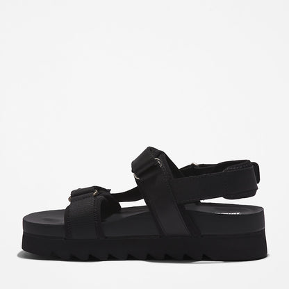 Timberland Womens Santa Monica Sunrise Sandal for Women in Black