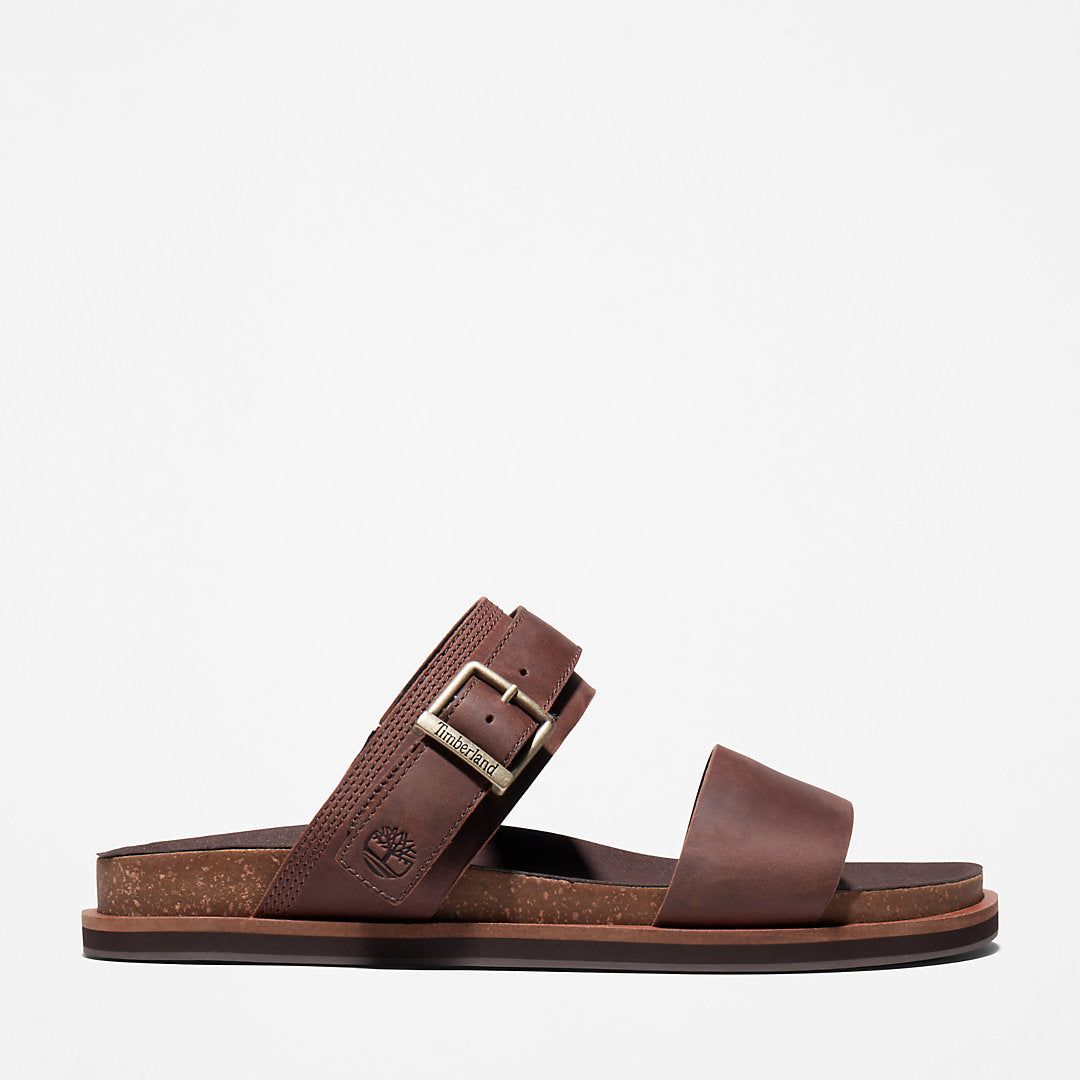 Timberland Mens Amalfi Vibes 2 Band-strap Sandal for Men in Dark Brown