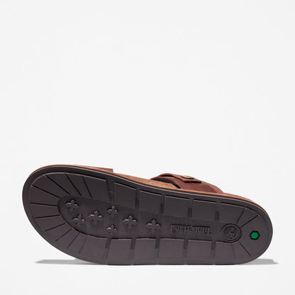 Timberland Mens Amalfi Vibes 2 Band-strap Sandal for Men in Dark Brown