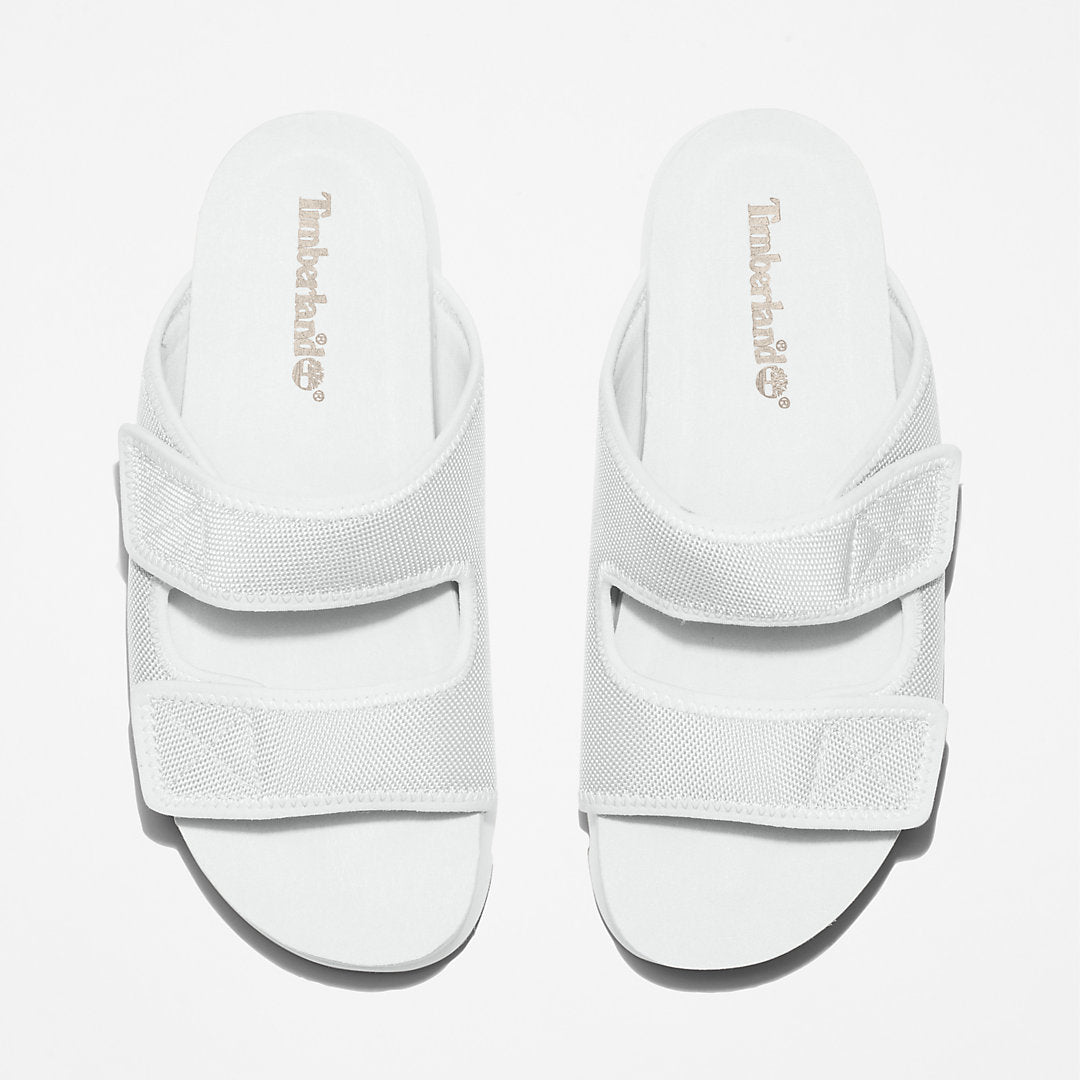 Timberland Womens Santa Monica Sunrise Double-Strap Sandal for Women in White