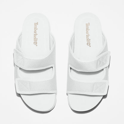Timberland Womens Santa Monica Sunrise Double-Strap Sandal for Women in White