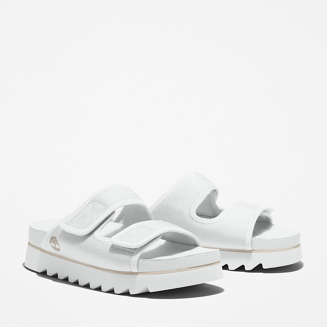 Timberland Womens Santa Monica Sunrise Double-Strap Sandal for Women in White