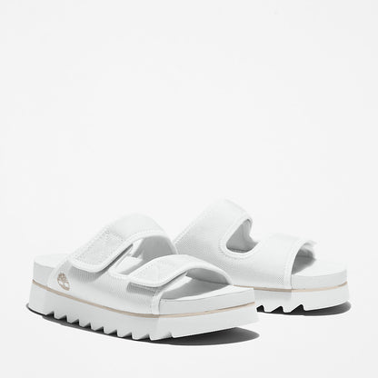 Timberland Womens Santa Monica Sunrise Double-Strap Sandal for Women in White