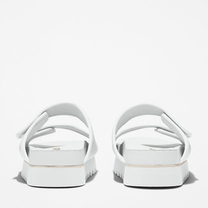 Timberland Womens Santa Monica Sunrise Double-Strap Sandal for Women in White