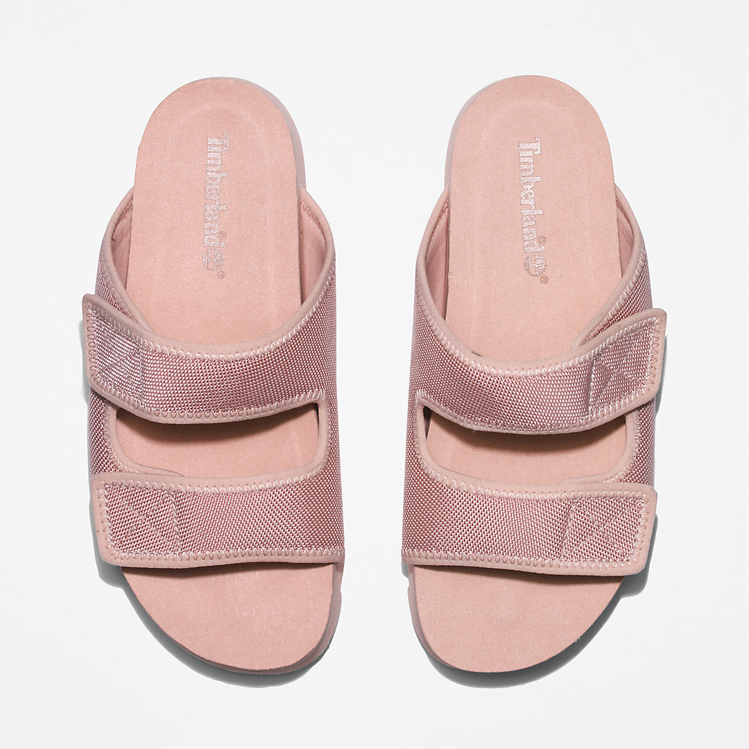 Timberland Womens Santa Monica Sunrise Double-Strap Sandal for Women in Pink
