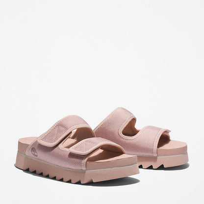 Timberland Womens Santa Monica Sunrise Double-Strap Sandal for Women in Pink