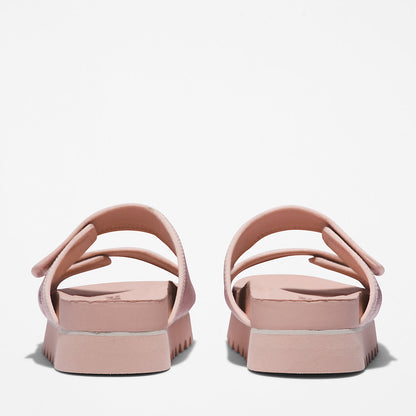 Timberland Womens Santa Monica Sunrise Double-Strap Sandal for Women in Pink