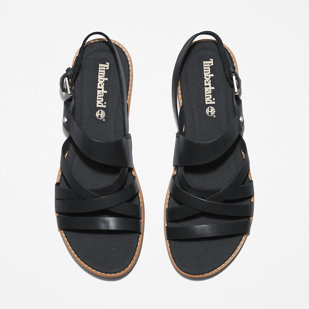 Timberland Womens Chicago Riverside Backstrap Sandal for Women in Black