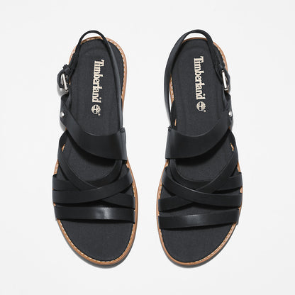 Timberland Womens Chicago Riverside Backstrap Sandal for Women in Black