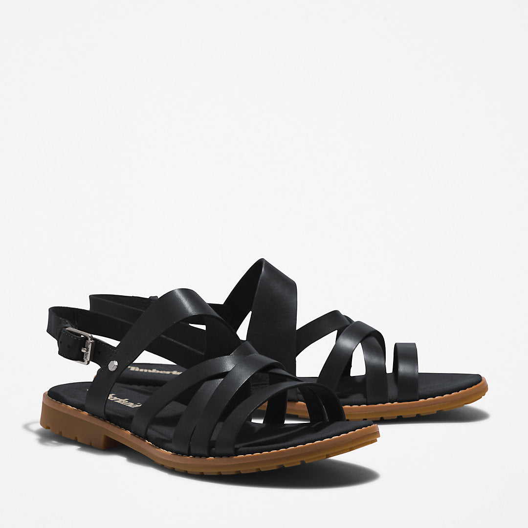 Timberland Womens Chicago Riverside Backstrap Sandal for Women in Black
