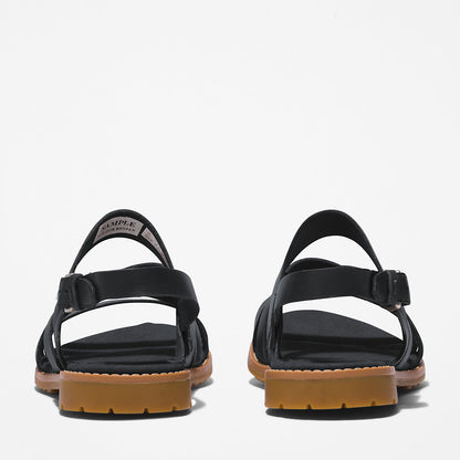Timberland Womens Chicago Riverside Backstrap Sandal for Women in Black
