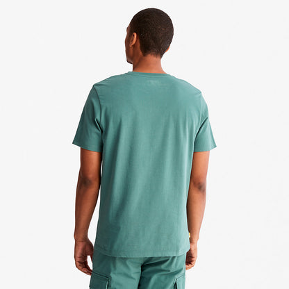 Timberland Mens Camo-Logo T-Shirt for Men in Green