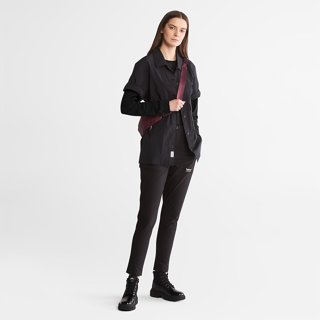 Timberland Womens Anti-Odour Supima® Cotton Long-sleeved T-Shirt for Women in Black
