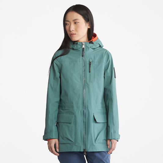 Timberland Womens Waterproof Utility Jacket for Women in Teal