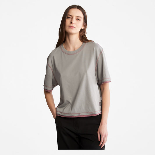 Timberland Womens Anti-Odour Supima® Cotton T-Shirt for Women in Grey
