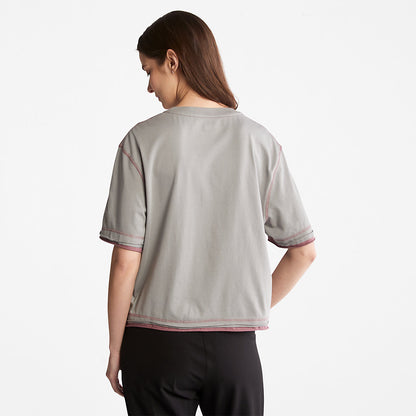 Timberland Womens Anti-Odour Supima® Cotton T-Shirt for Women in Grey