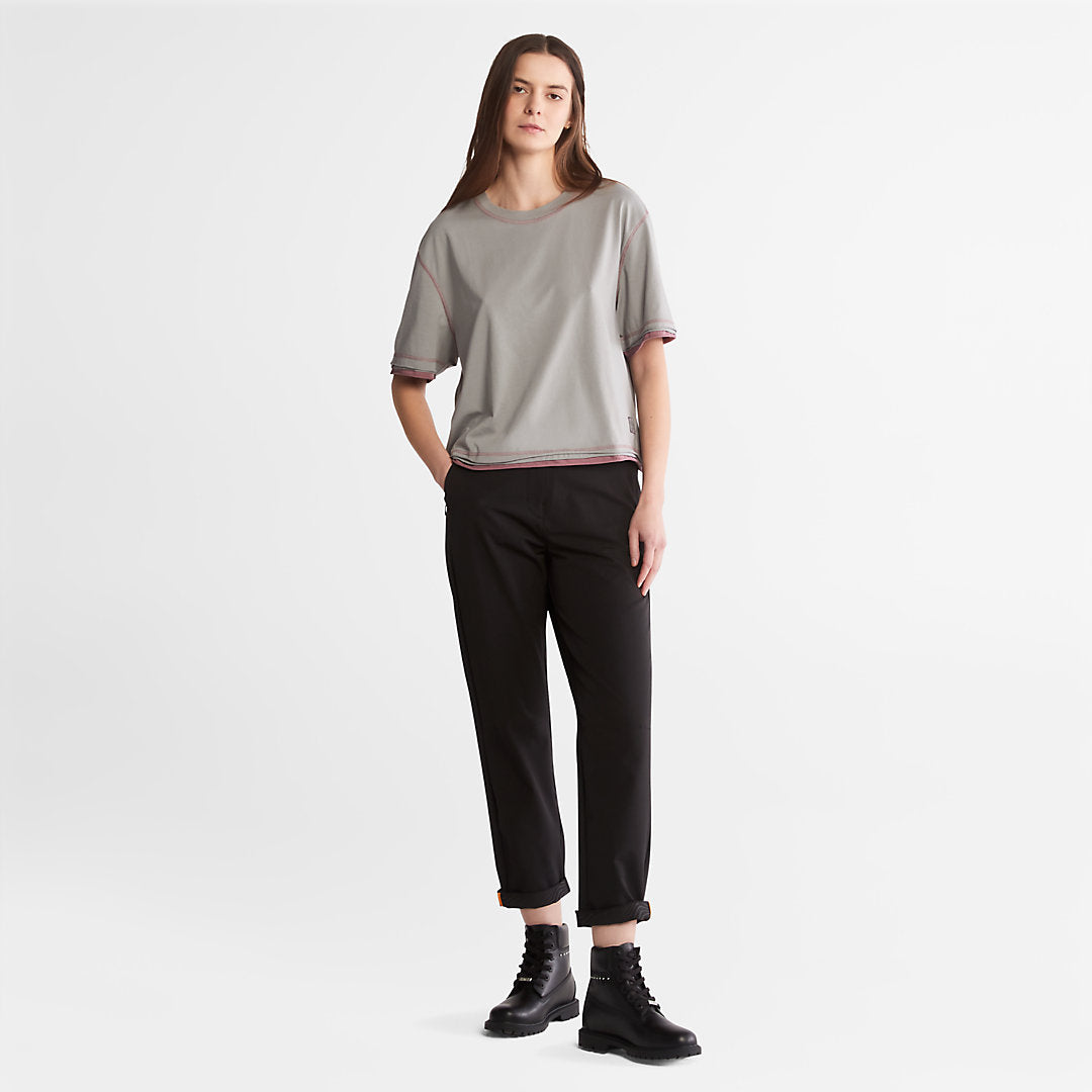 Timberland Womens Anti-Odour Supima® Cotton T-Shirt for Women in Grey