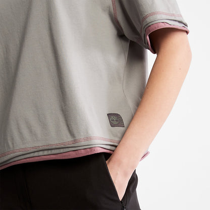 Timberland Womens Anti-Odour Supima® Cotton T-Shirt for Women in Grey