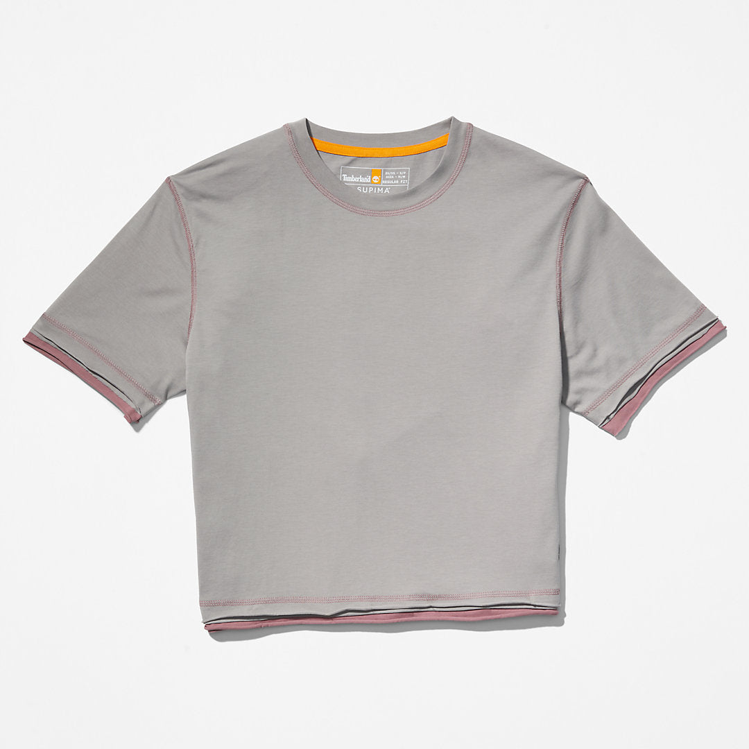 Timberland Womens Anti-Odour Supima® Cotton T-Shirt for Women in Grey