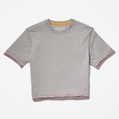 Timberland Womens Anti-Odour Supima® Cotton T-Shirt for Women in Grey