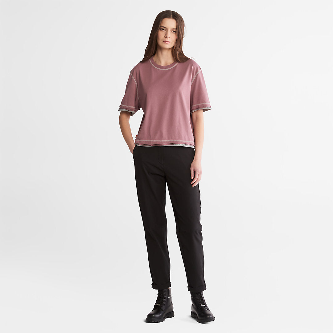 Timberland Womens Anti-Odour Supima® Cotton T-Shirt for Women in Pink