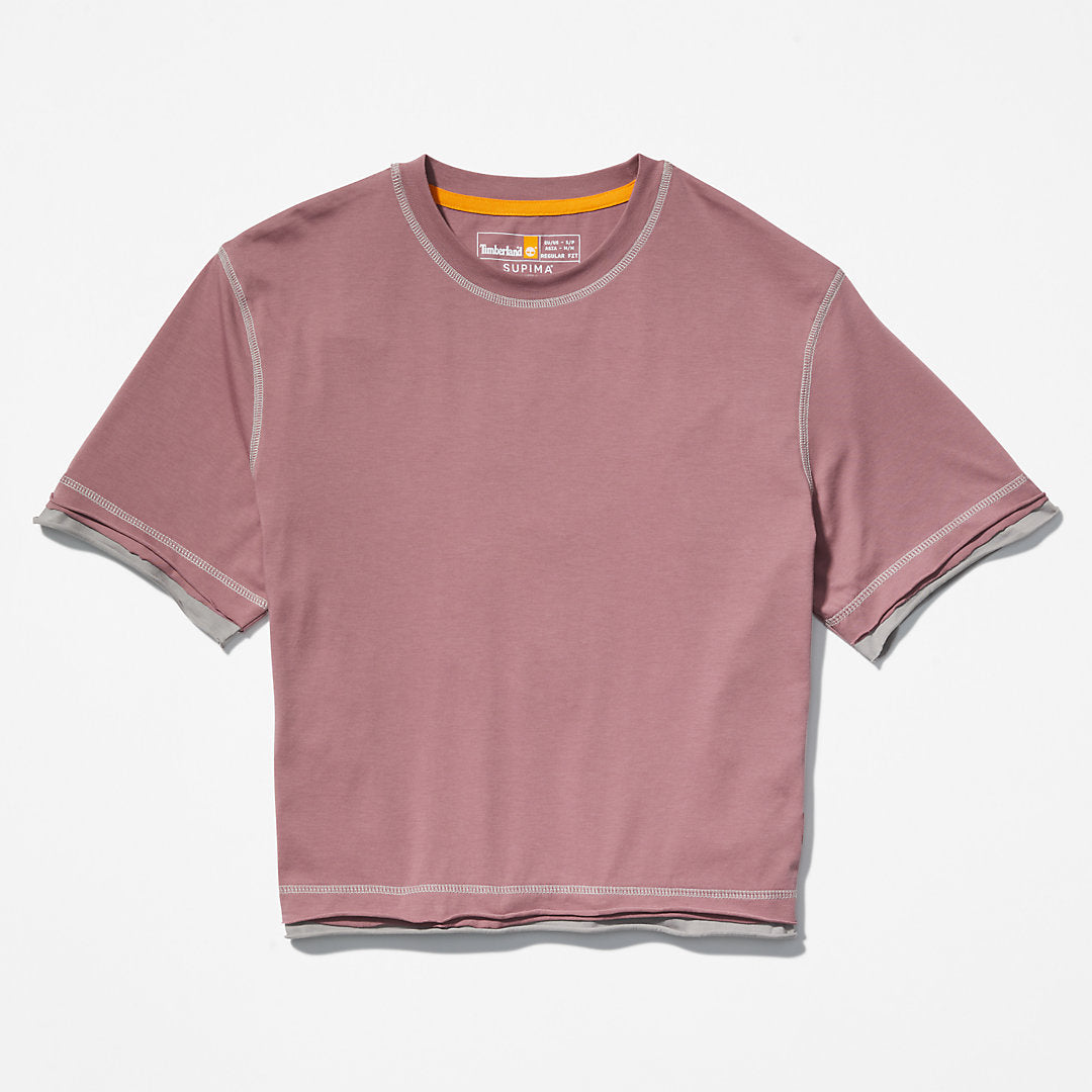 Timberland Womens Anti-Odour Supima® Cotton T-Shirt for Women in Pink