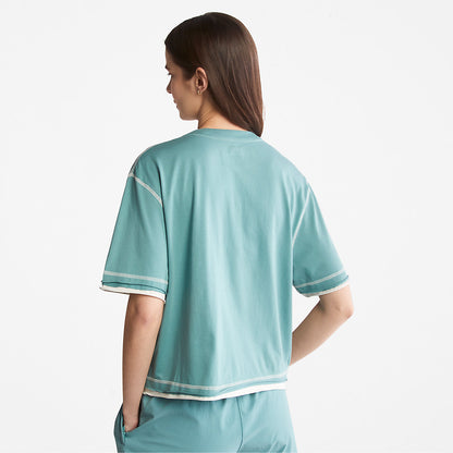 Timberland Womens Anti-Odour Supima® Cotton T-Shirt for Women in Teal