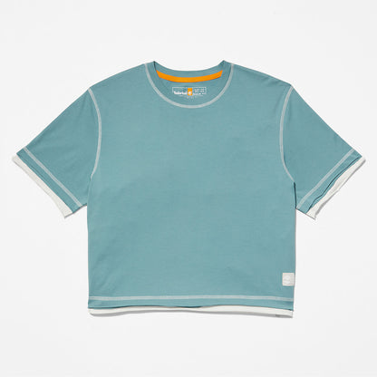 Timberland Womens Anti-Odour Supima® Cotton T-Shirt for Women in Teal