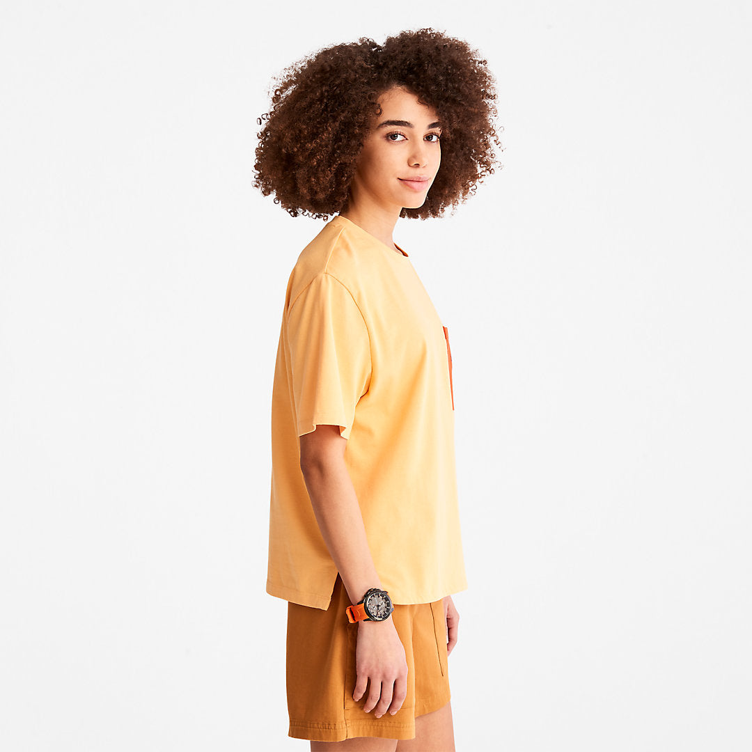 Timberland Womens TimberCHILL™ Pocket T-Shirt for Women in Orange
