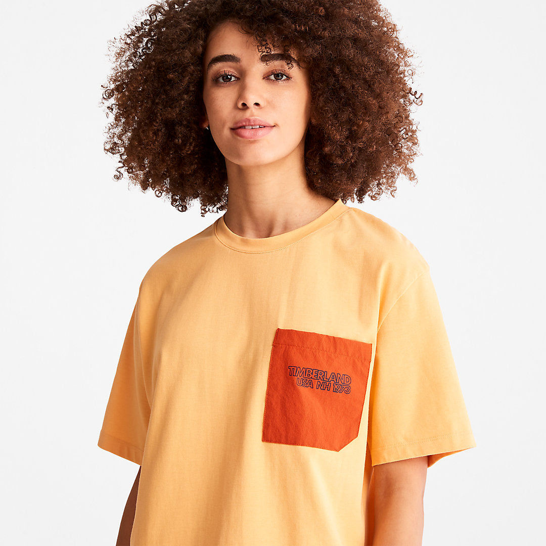 Timberland Womens TimberCHILL™ Pocket T-Shirt for Women in Orange