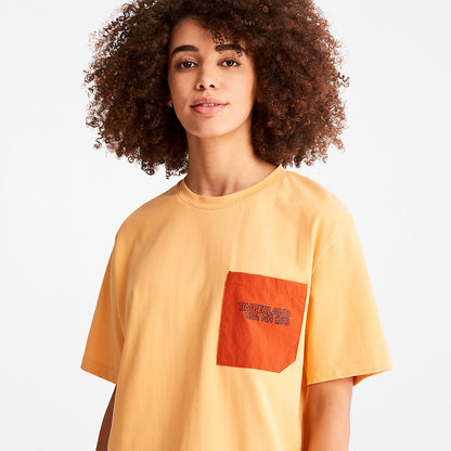 Timberland Womens TimberCHILL™ Pocket T-Shirt for Women in Orange