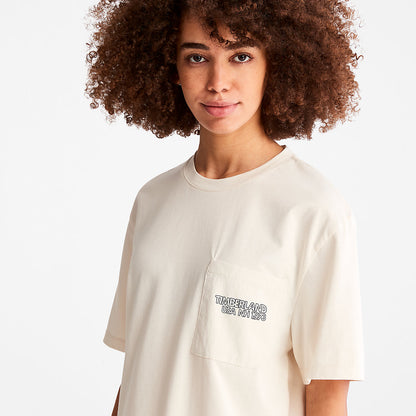 Timberland Womens TimberCHILL™ Pocket T-Shirt for Women in White