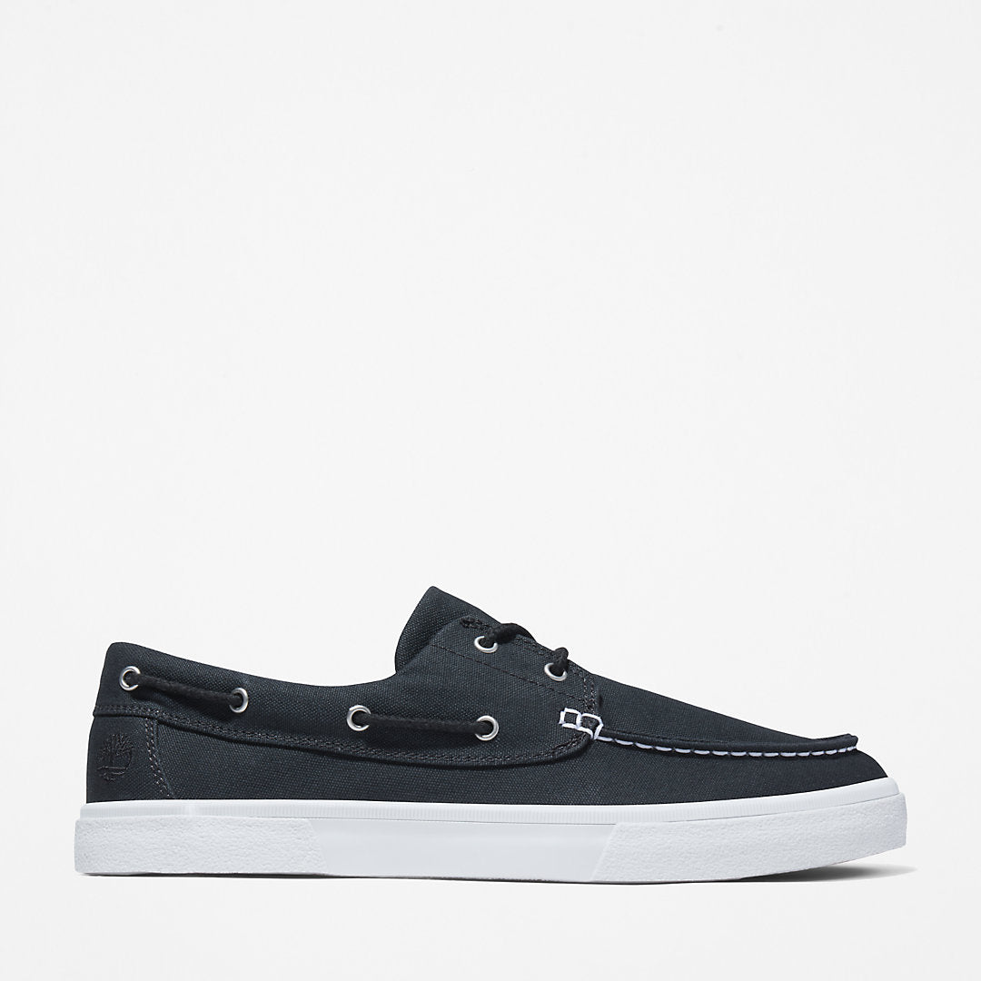 Timberland Mens Union Wharf 2.0 EK+ Boat Shoe for Men in Black
