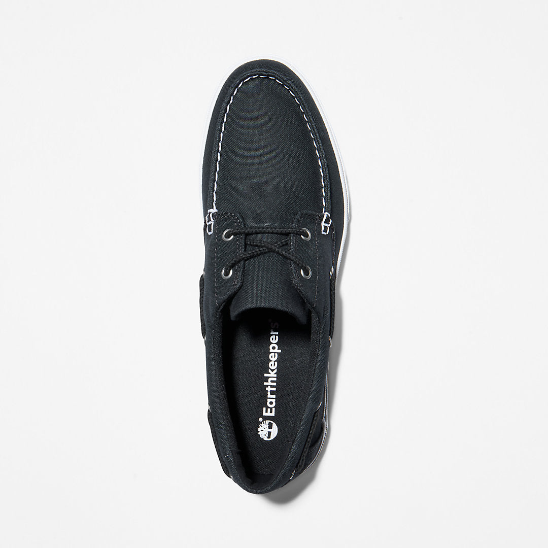 Timberland Mens Union Wharf 2.0 EK+ Boat Shoe for Men in Black