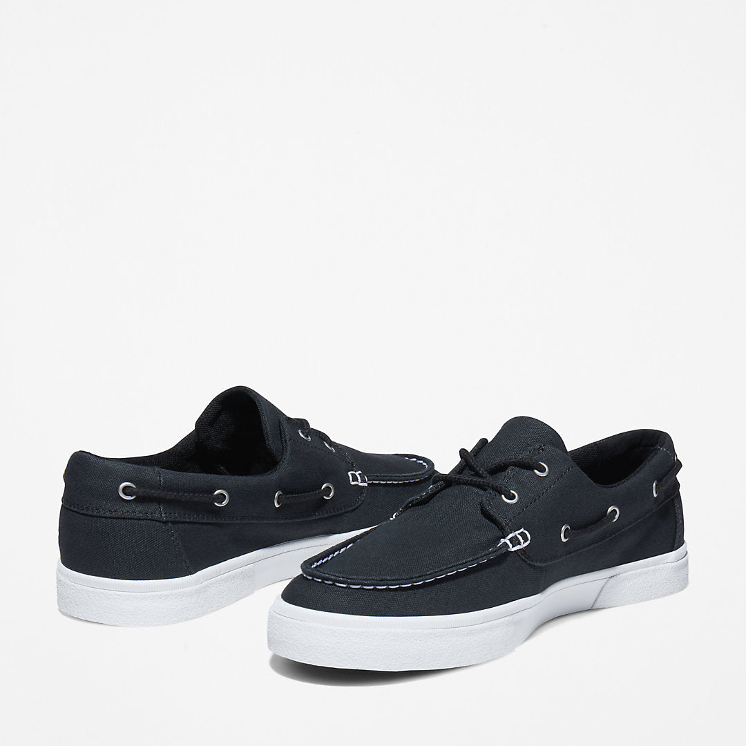 Timberland Mens Union Wharf 2.0 EK+ Boat Shoe for Men in Black