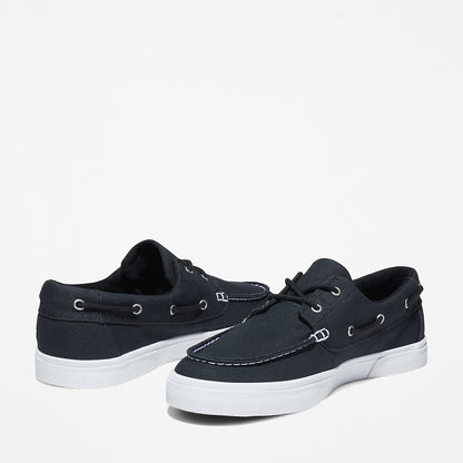 Timberland Mens Union Wharf 2.0 EK+ Boat Shoe for Men in Black