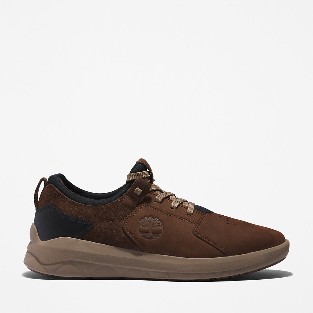 Timberland Mens Bradstreet Ultra Leather Trainer for Men in Dark Brown