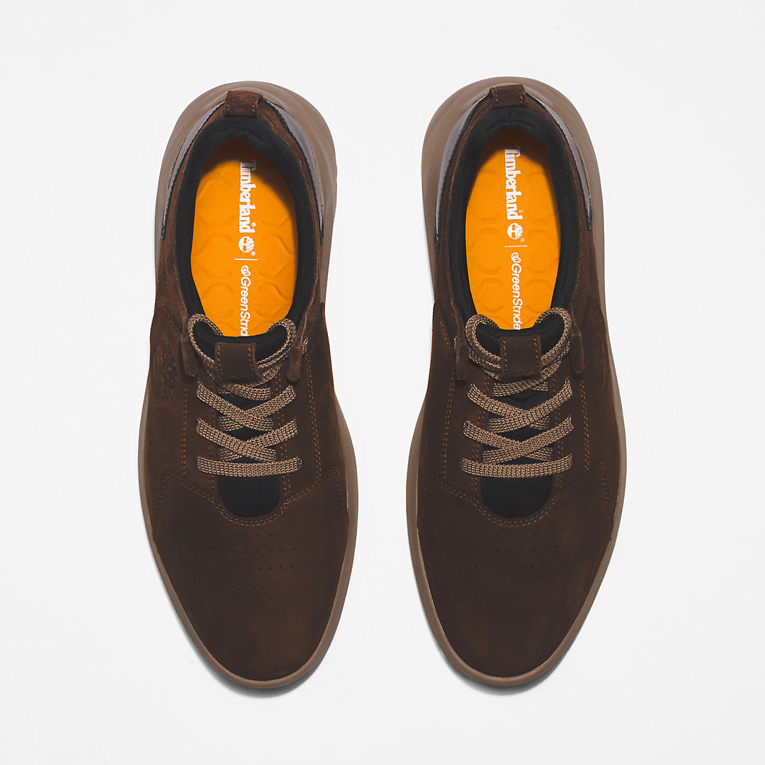 Timberland Mens Bradstreet Ultra Leather Trainer for Men in Dark Brown
