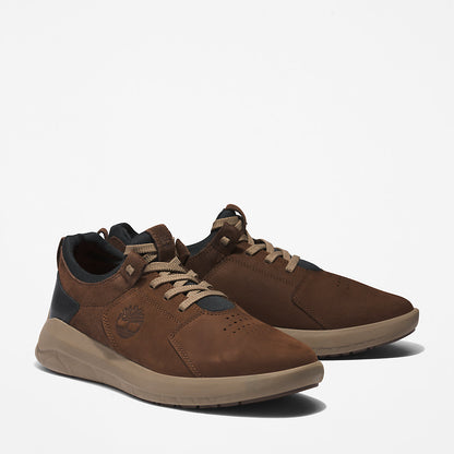 Timberland Mens Bradstreet Ultra Leather Trainer for Men in Dark Brown