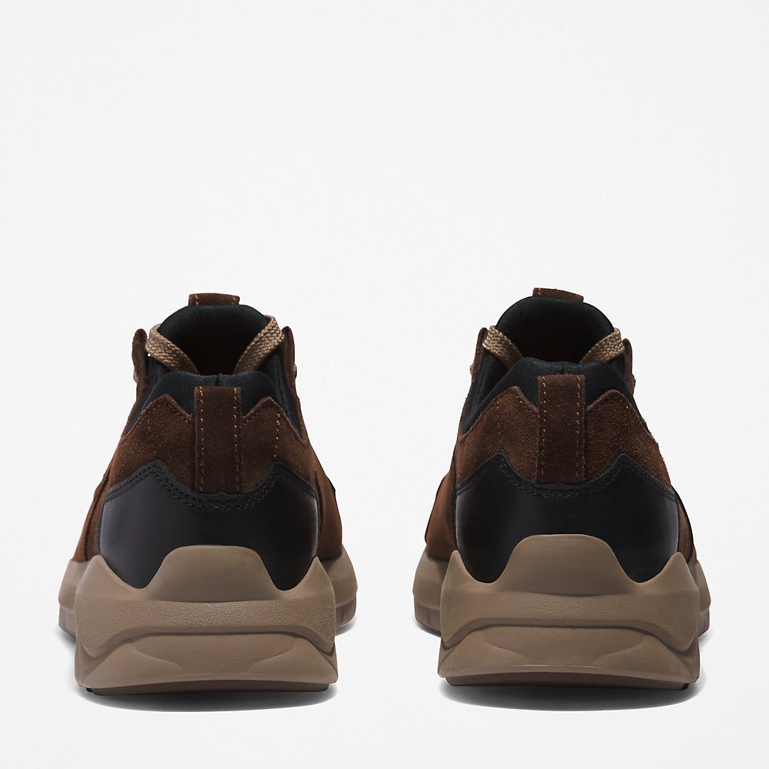 Timberland Mens Bradstreet Ultra Leather Trainer for Men in Dark Brown